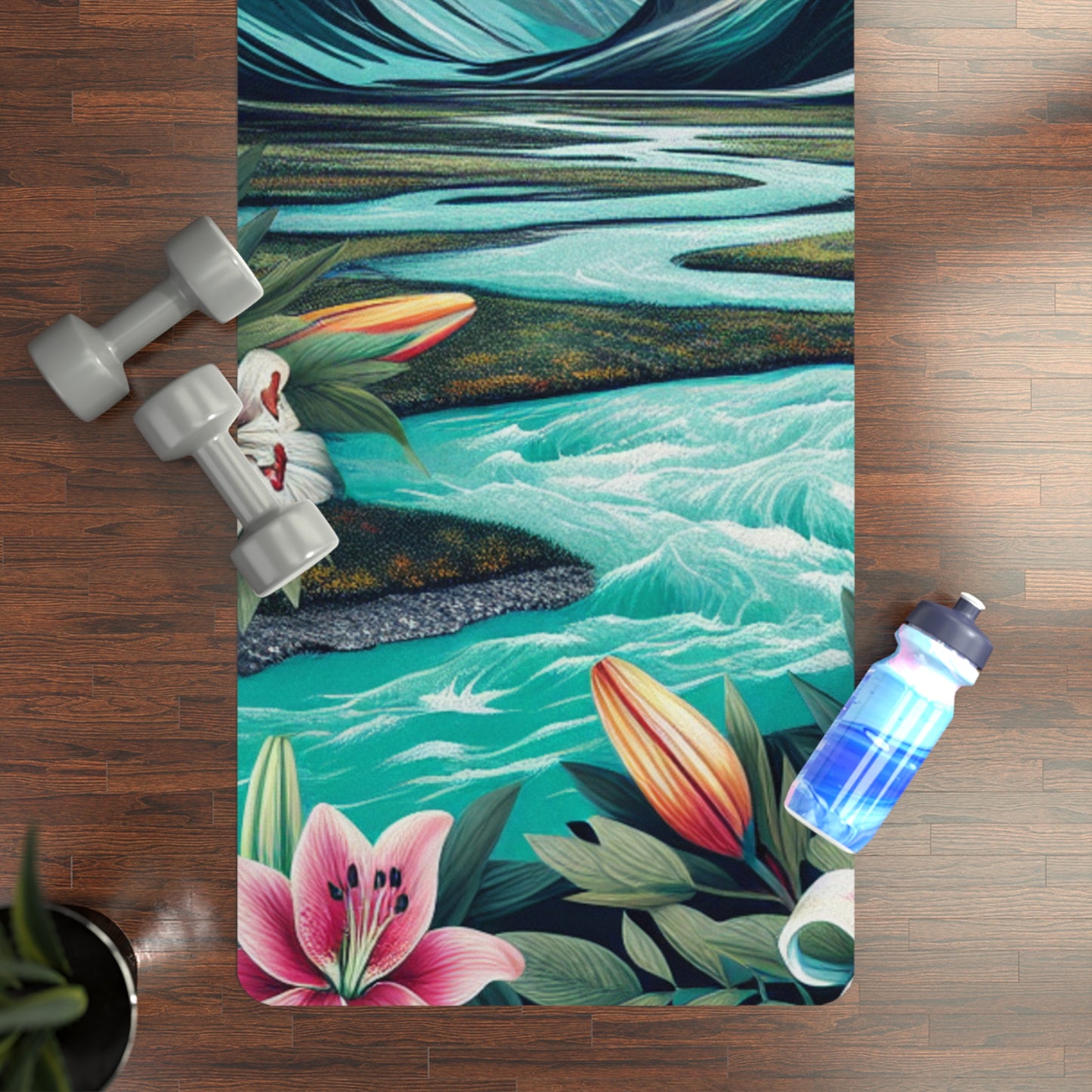 Cascading Creek - Yoga Mat